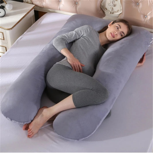 Soutien de couchage. Oreiller pour femmes Enceintes (Forme U)