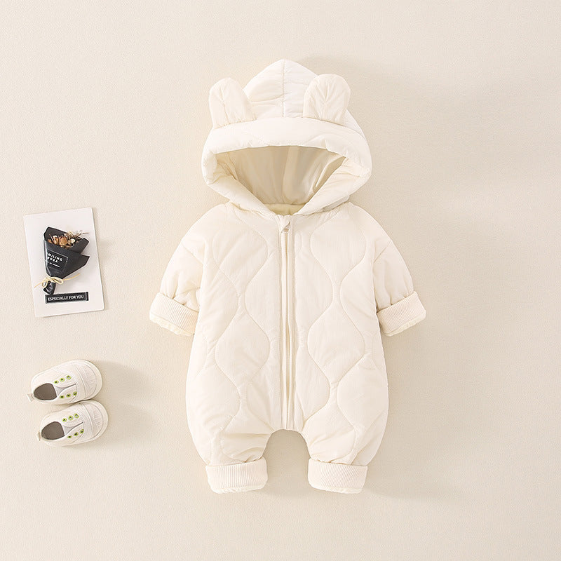 Bébé automne et hiver barboteuses vêtements thermiques